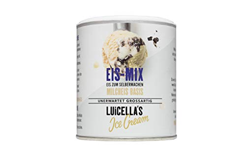 Luicella's Eispulver Eis-Mix Milcheis geschmacksneutral 100% natürlich (6 Dosen) von Luicella's Ice Cream