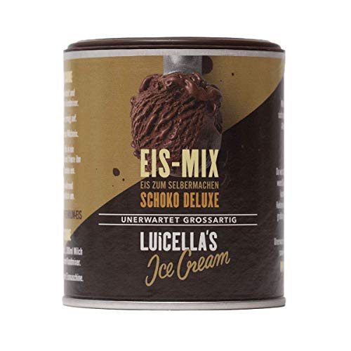 Luicella's Eispulver Eis-Mix Schoko Deluxe 100% natürlich (6 Dosen) für ca 4l Eis von Luicella's Ice Cream