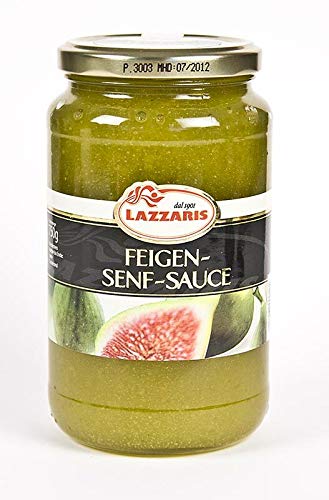 Lazzaris -Feigen-Senf-Sauce, nach Tessiner Art, 750g von Luigi Lazzaris & Figlio srl