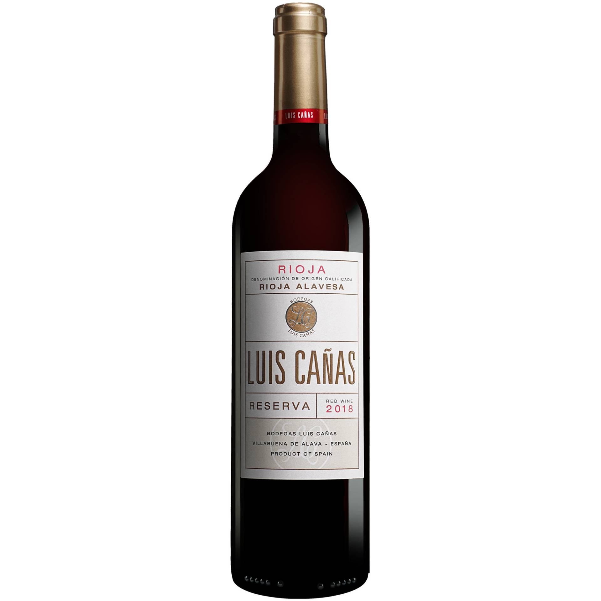 Luis Cañas Reserva 2018  0.75L 14.5% Vol. Rotwein Trocken aus Spanien von Luis Cañas