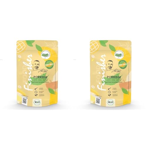 Bio Porridge Food Finisher | 80g Gewürzzubereitung im Standbodenbeutel | Für Porridge, Latte, Müsli, Joghurt, Milchschaum | by Luis Dias (Packung mit 2) von Luis Dias