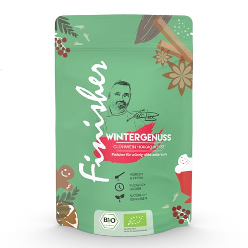 Bio Wintergenuss Food Finisher | 80g Zuckergewürzmischung im Standbodenbeutel | Für Glühwein, Kakao, Kekse, Lebkuchen, Süßspeisen, Spicy Gin Tonik | by Luis Dias von Luis Dias