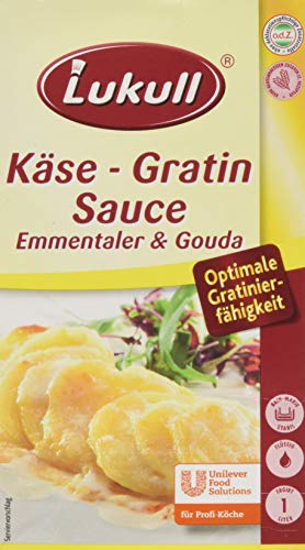 Lukull Käse Gratin Sauce (1 l Packung) von Lukull