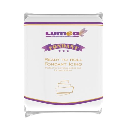 Lumea Rollfondant, 500g, für Torten & Kuchen, elastisch & reißfest, glutenfrei & laktosefrei, Vanillenote von Lumea