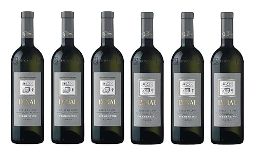 6x 0,75l - 2023er - Lunae - Etichetta Grigia - Vermentino - Colli di Luni D.O.P. - Ligurien - Italien - Weißwein trocken von Lunae