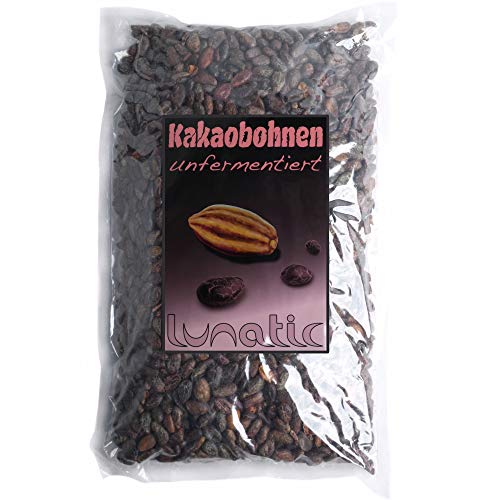 28,80 €/kg BIO Kakaobohnen Roh, Unfermentiert, Ohne Haut 2,5kg von Lunatic