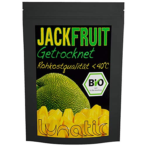 39,90€/kg - Bio getrocknete Jackfruit - Rohkost Trockenfrüchte 500g von Lunatic