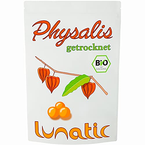 Getrocknete Bio-Physalis - Kapstachelbeere - Andenbeere in Rohkostqualität 1kg von Lunatic