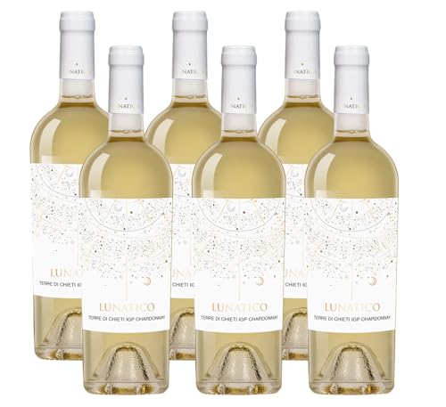 Lunatico Chardonnay – Trockener, milder Weißwein aus Italien (6 x 0,75L) von Lunatico