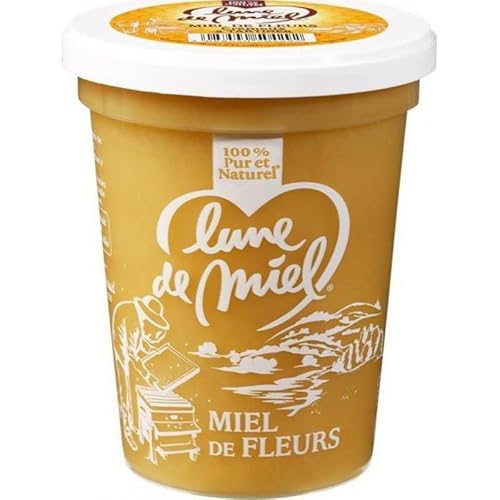 Honig - Lune de Miel, cremiger Blütenhonig aus Frankreich, 500 g von Lune de Miel