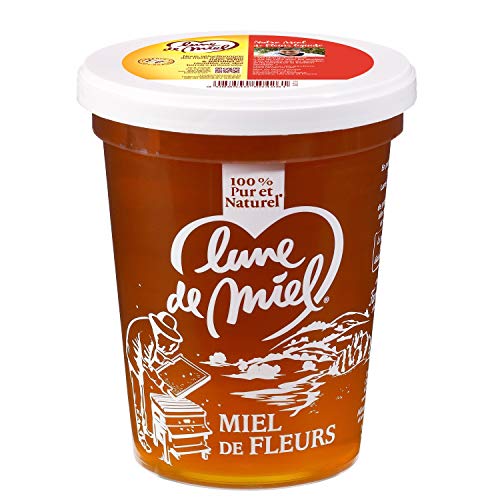 Honig - Lune de Miel, flüssiger Blütenhonig aus Frankreich, 500 g von Lune de Miel