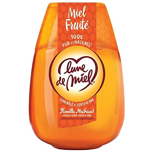 Lune de Miel 100% Naturhonig Fruita © 340G (Set von 4) von Lune de Miel