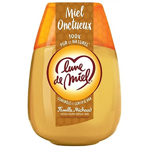 Lune de Miel 100% Naturhonig Glatte 340G (Satz 4) von Lune de Miel