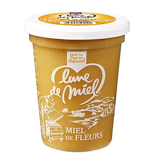 Lune de Miel 100% reines und natürliche Honig-Blumen-500G (Satz 4) von Lune de Miel