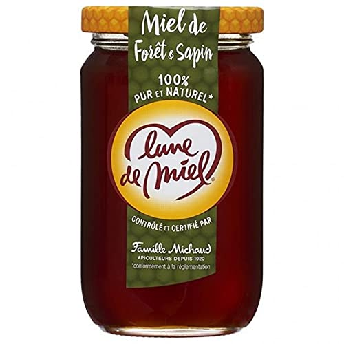 Lune de Miel 100% reines und natürlicher Honig aus Tannenwald von 375g (4 Stück) von Lune de Miel