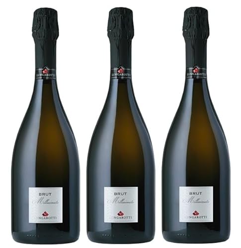 3x 0,75l - 2018er - Lungarotti - Brut Millesimato - Metodo Classico - Umbrien - Italien - Schaumwein trocken von Lungarotti