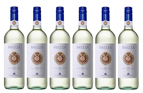 6x 0,75l - 2023er - Lungarotti - Brezza - Bianco dell' Umbria I.G.P. - Umbrien - Italien - Weißwein trocken von Lungarotti