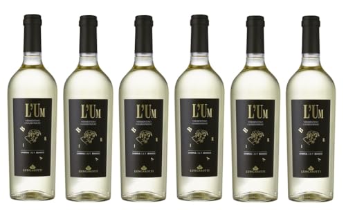 6x 0,75l - 2023er - Lungarotti - L'UM - Bianco - Vermentino & Chardonnay - Umbria I.G.P. - Umbrien - Italien - Weißwein trocken von Lungarotti