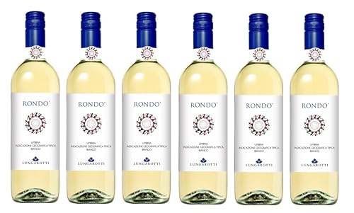 6x 0,75l - 2023er - Lungarotti - Rondo' - Bianco - Umbria I.G.P. - Italien - Weißwein halbtrocken von Lungarotti