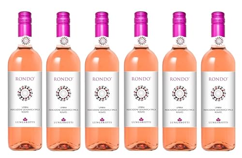 6x 0,75l - 2023er - Lungarotti - Rondo' - Rosato - Umbria I.G.P. - Italien - Rosé-Wein halbtrocken von Lungarotti