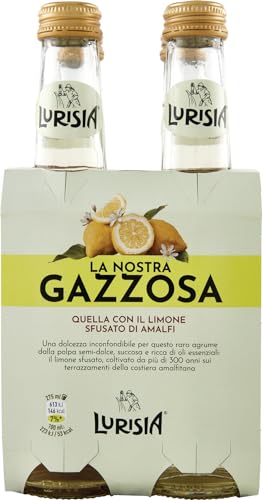 4 Flaschen Lurisia Gazzosa / Zitronenbrause a 275 ml incl. Pfand von Lurisia