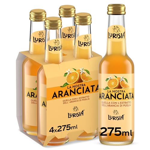 Aranciata , Bitterorangenbrause 4 x 0,275 l von Lurisia