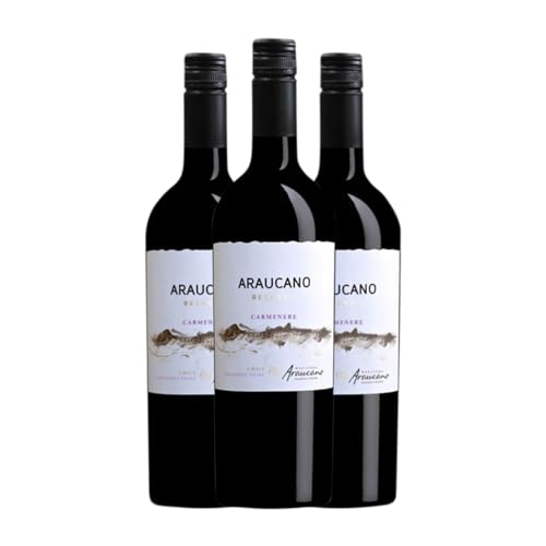 Lurton Piedra Negra Araucano Carmenère Valle de Colchagua 75 cl (Schachtel mit 3 Flaschen von 75 cl) von Distribuidor