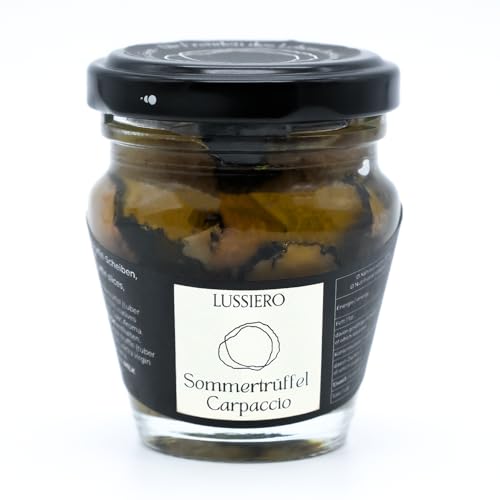 Lussiero Sommertrüffel Carpaccio Schwarze Trüffel Tartufo Trüffelscheiben Tuber Aestivum 45g von Lussiero