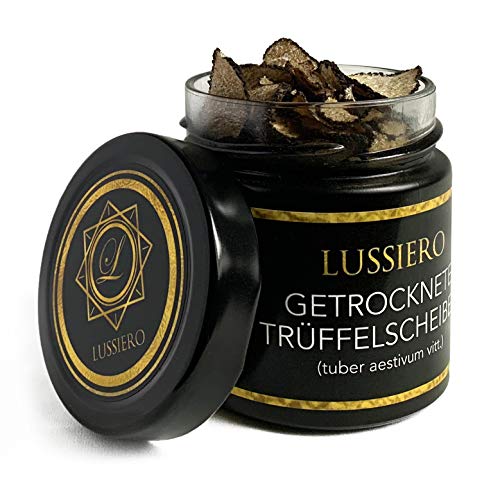 Lussiero getrocknete Sommertrüffel Tuber Aestivum vitt. Grade-A Edel Trüffel Scheiben 10g von Lussiero