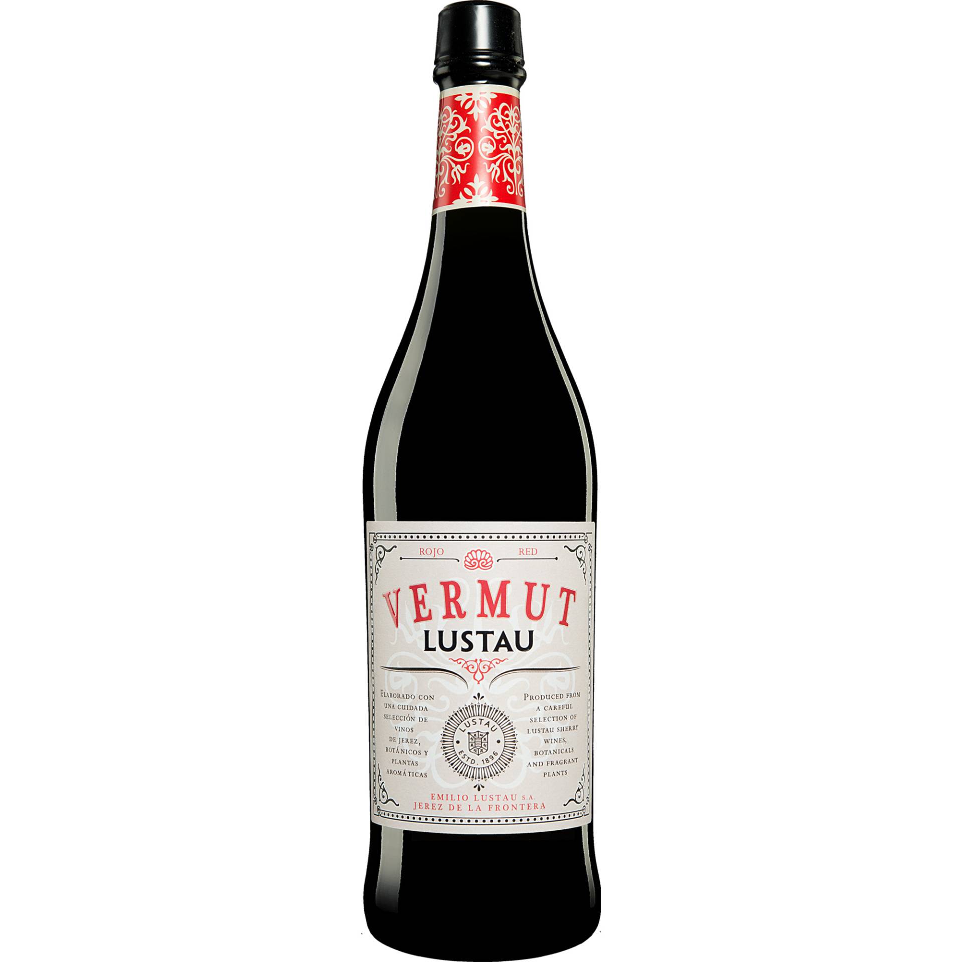 Lustau Vermut Rot  0.75L 15% Vol. Halbtrocken aus Spanien von Lustau