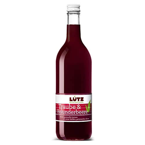 Bio-Fruchtsaft - Traube und Holunderbeere 700ml von Lutz