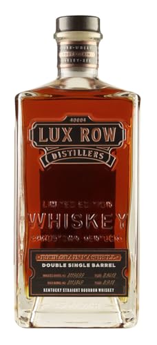 Lux Row Four Grain Bourbon Whiskey | Blend aus 2 Single Barrel Whiskeys | Inensive Noten von Karamell, Vanille, Zimt & Zitrusfrüchten | 1 x 700ml von Lux Row