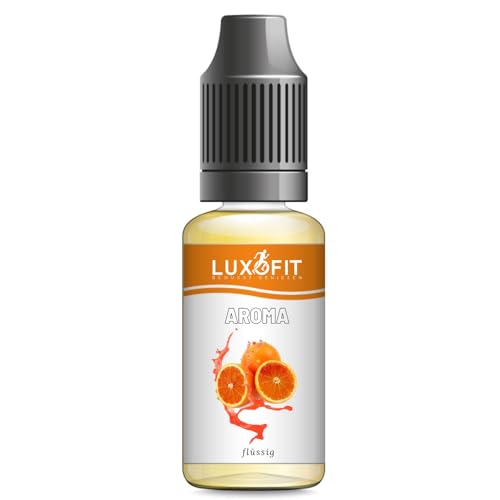 Luxofit Blutorange Aroma flüssig, geeignet zur Aromatisierung von Lebensmitteln und Getränken, Vegan und Vegetarisch, fruchtig und cremig, Wasserlöslich, Hochwertige Geschmackskreationen (1 L) von luxofit