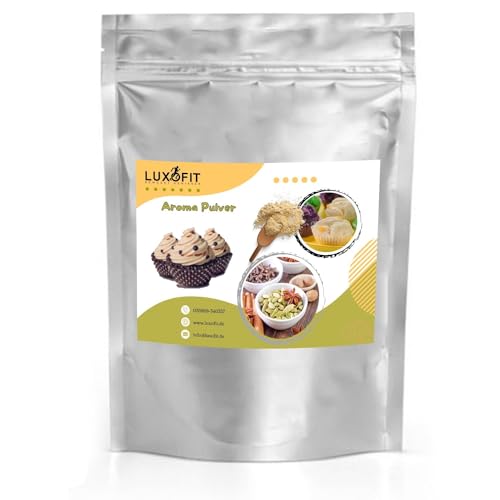 luxofit Cookies & Cream Aroma Pulver geeignet für Lebensmittel und Getränke Made in Germany Vegetarisch und Vegan fruchtig und cremige Aromatisierung (1 Kg) von luxofit