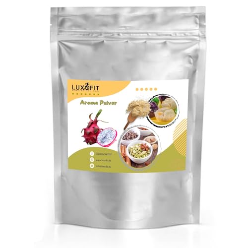 Luxofit Drachenfrucht Aroma Pulver, geeignet für gastronomie und private Küche, Made in Germany, GMO-Frei, Vegan und Vegetarisch, zur Geschmacksverfeinerung (500 g) von luxofit