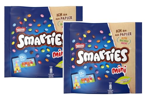 Nestlé Smarties Mini Schokolinsen Aus Milchschokolade Einzeln Verpackt Vorteilspackung 2 x 187g von Lyoner Strasse 23, 60523 Frankfurt am Main, Nestlé Deutschland AG