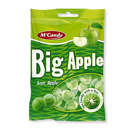 20 Beutel M'Candy Big Apfel Bonbons mit Apfelgeschmack a 150g Mc Candy von M´Candy Apfel