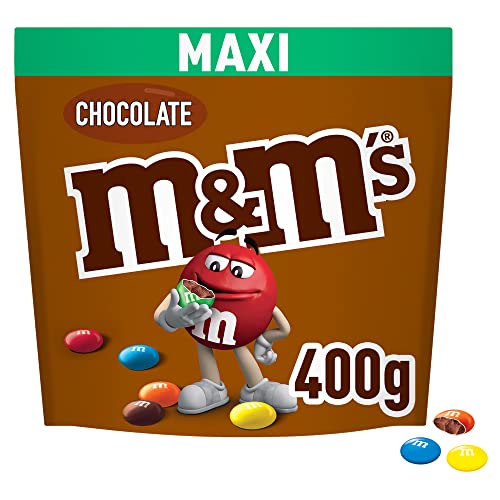 M&M'S Chocolate, Schokolinsen mit bunter Zuckerhülle, Schokolade, 1 Packung (1 x 400g) von M&M'S