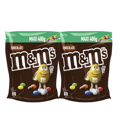 M&M'S Chocolate 2x 400g Schokolinsen mit Zuckerüberzug Schokolade von M&M'S