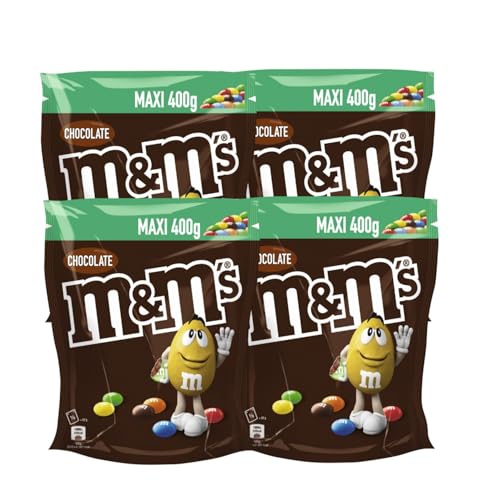 M&M'S Chocolate 4x 400g Schokolinsen mit Zuckerüberzug Schokolade von M&M'S