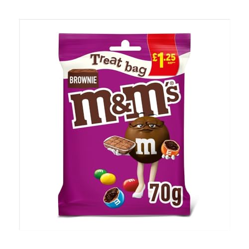 M&M's Brownie Bites Milchschokoladenbeutel 70 g x 16 Beutel, Mini von M&M'S