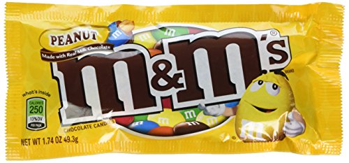 M & M's Erdnuss – 48 / 49.3 g Beutel von M&M'S