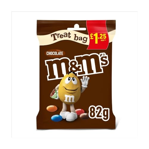 M&M's Milchschokoladen-Biss-Leckerli-Beutel, 82 g, 16 Beutel von M&M'S