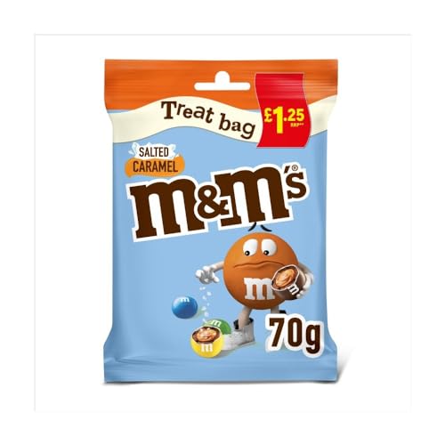 M&M's Salted Caramel Chocolate Treat Bag 70 g x 16 Beutel von M&M'S