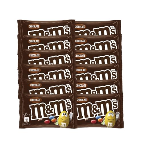 M&Ms Chocolate 12x 45g Schokolinsen Schokolade von M&M'S