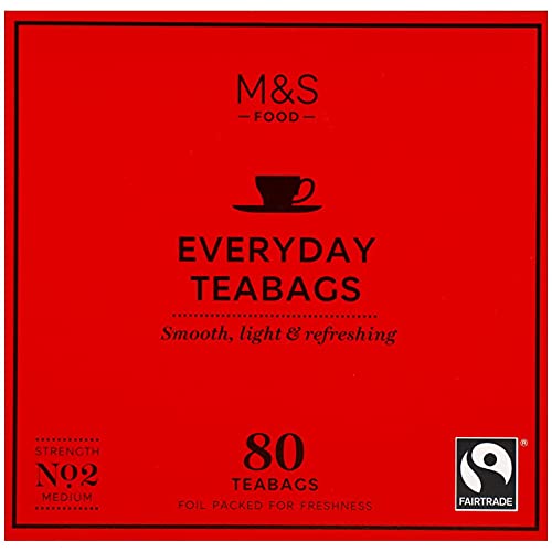 Marks & Spencer Everyday Tea 80 Teebeutel Fairtrade M&S von qdwq-US