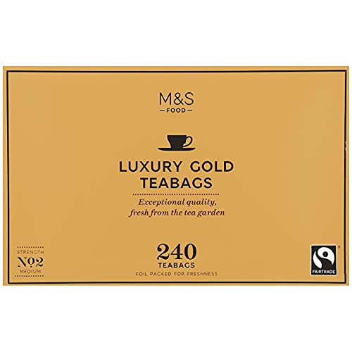 Marks & Spencer Luxus Gold Tea 240 Teebeutel Big Pack M&S von qdwq-US