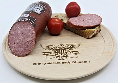 GERAUCHTE SCHINKENWURST ca. 400g HAUSMACHER WURST MADE IN GERMANY SCHWABENLÄNDLE REGIONAL OHNE MASSENTIERHALTUNG LACTOSEFREI GLUTENFREI von MAAJ