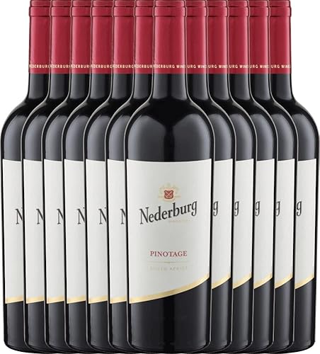 1791 Pinotage - Nederburg- Rotwein 12x 0,75l VINELLO - 12er - Weinpaket inkl. kostenlosem VINELLO.weinausgießer von MACK & SCHÜHLE AG