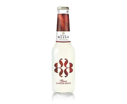 Royal Bliss Ginger Beer Glasflasche, 200 ml, 24 Stück von MADALO